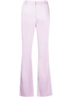 Magda Butrym pantalon droit à taille haute - Violet - thumbnail