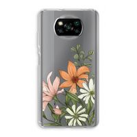Floral bouquet: Xiaomi Poco X3 NFC Transparant Hoesje