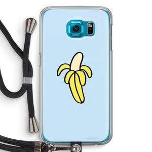 Banana: Samsung Galaxy S6 Transparant Hoesje met koord