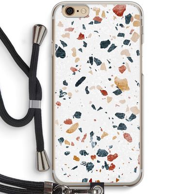 Terrazzo N°4: iPhone 6 / 6S Transparant Hoesje met koord