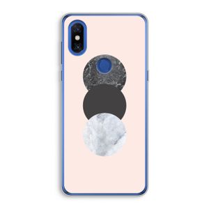Marmeren cirkels: Xiaomi Mi Mix 3 Transparant Hoesje