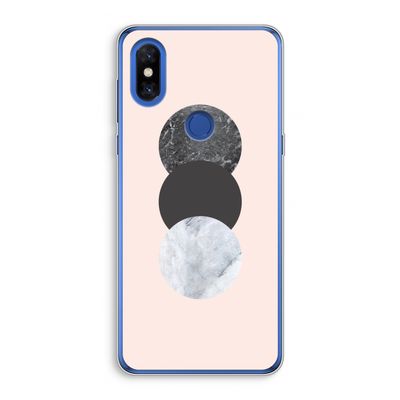 Marmeren cirkels: Xiaomi Mi Mix 3 Transparant Hoesje