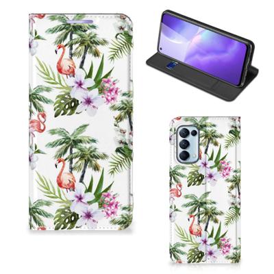 OPPO Find X3 Lite | Hoesje maken | Flamingo Palms