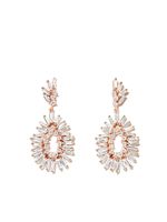 Suzanne Kalan boucles d'oreilles pendantes en or rose 18ct ornées de diamants