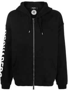 Dsquared2 Hoodie met logoprint - Zwart