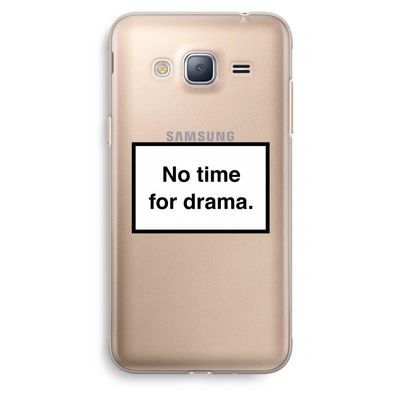 No drama: Samsung Galaxy J3 (2016) Transparant Hoesje