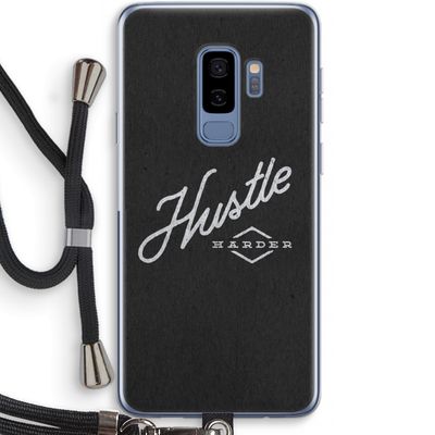 Hustle: Samsung Galaxy S9 Plus Transparant Hoesje met koord