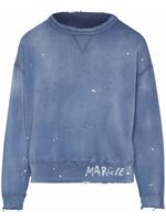 Maison Margiela sweat Handwritten en coton - Bleu - thumbnail