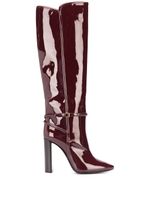 Saint Laurent bottes à bout carré - Rouge - thumbnail