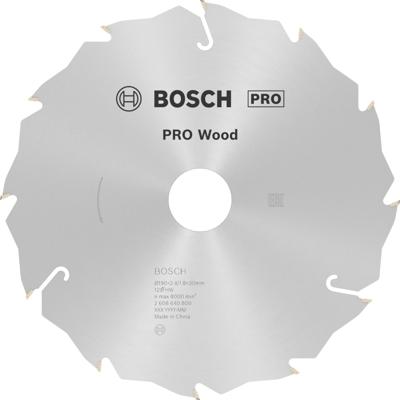 Bosch Accessoires Cirkelzaagblad Standard for Wood Speed 190 x 30 x 2,6 mm, 12 1st - 2608640800