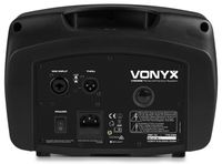 Vonyx V205B actieve monitor speaker met Bluetooth en USB mp3 speler - thumbnail