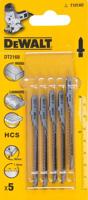 DeWALT DT2168 T 101 AO Decoupeerzaagblad voor Hout, Spaanplaat & Kunststof VE=5