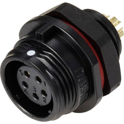 Weipu SP1312 / S 5 Ronde connector Bus, inbouw Totaal aantal polen: 5 Serie (ronde connectoren): SP13 1 stuk(s)