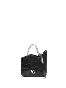 Le Silla mini sac Ivy orné de cristal - Noir