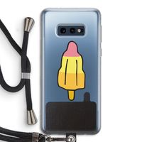 Raketijsje: Samsung Galaxy S10e Transparant Hoesje met koord