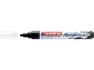 Edding 5300 acrylic marker fine permanente marker Zwart 1 stuk(s)