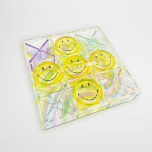 Smiley Tic Tac Toe Lucite -> Smiley Kruisje-Rondje Lucite