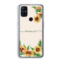 Zonnebloemen: OnePlus Nord N10 5G Transparant Hoesje