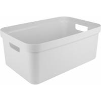 Sunware opbergbox Sigma Home - kunststof - 45 liter - wit - opberg dozen/bakken Sunware opbergbox Sigma Home - kunststof - 45 liter - wit - opberg dozen/bakken