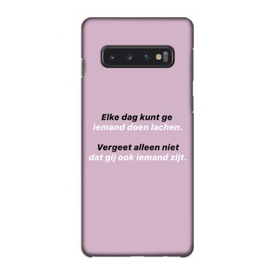 gij zijt ook iemand: Samsung Galaxy S10 4G Volledig Geprint Hoesje