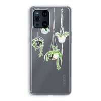 Hang In There: Oppo Find X3 Pro Transparant Hoesje