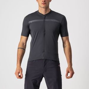 Castelli Unlimited Allroad korte mouw fietsshirt donkergrijs heren M