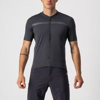 Castelli Unlimited Allroad korte mouw fietsshirt donkergrijs heren L