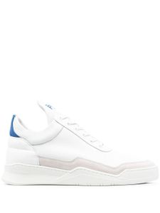 Filling Pieces baskets en cuir - Blanc