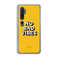 No Bad Vibes: Xiaomi Mi Note 10 Transparant Hoesje