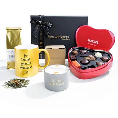 'Theepakket 'je bent goud waard' deluxe' kopen? | FOR YOU GIFTS