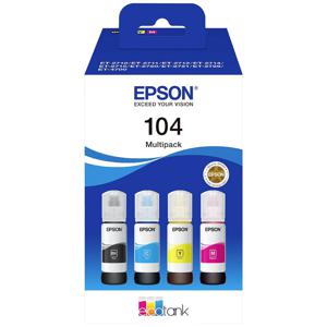 Epson C13T00P640 104 EcoTank Multipack Navulinkt Origineel Epson Zwart, Cyaan, Geel, Magenta 260 ml