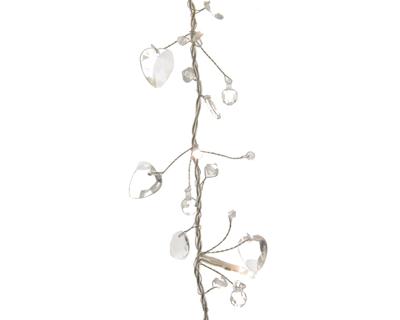 Kerstverlichting guirlande kraal diamant 30 LED s - Lumineo