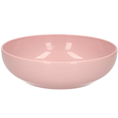 Plasticforte Kommetjes/schaaltjes - dessert/ontbijt - kunststof - D20 x 6 cm - oudroze