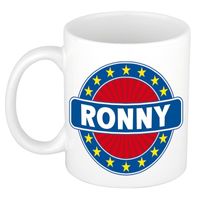 Ronny naam koffie mok / beker 300 ml