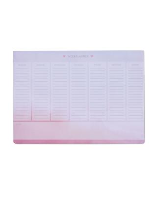 HEMA Weekplanner magnetisch A4 roze