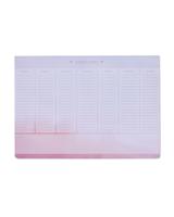 HEMA Weekplanner magnetisch A4 roze