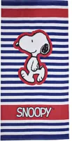 Snoopy handdoek 70 x 140 cm stripes