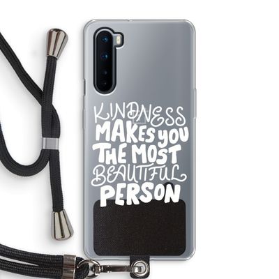 The prettiest: OnePlus Nord Transparant Hoesje met koord