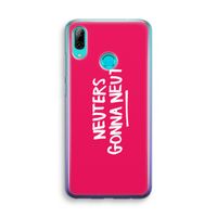 Neuters (roze): Huawei P Smart (2019) Transparant Hoesje