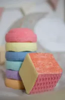 Pit & Play Regenboog Dobbelsteen Pastel
