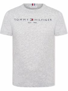 Tommy Hilfiger Junior t-shirt à logo imprimé - Gris