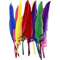 Creativ Company Veren, l: 27 cm, diverse kleuren, 12 stuk/ 1 doos