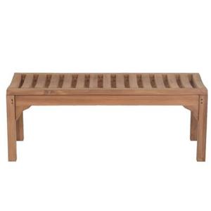 Giga Meubel - Tuinbank Teakhout - Naturel - 120cm - Bank Madison