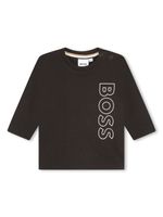 BOSS Kidswear logo-print jersey cotton sweatshirt - Noir