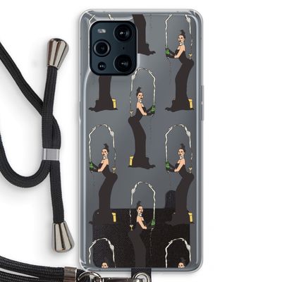 Pop Some Kim: Oppo Find X3 Transparant Hoesje met koord