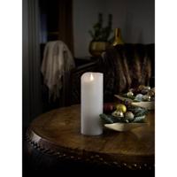 Konstsmide 1833-100 LED-kaars met echte was Wit Warmwit (Ø x h) 7.5 cm x 20.5 cm