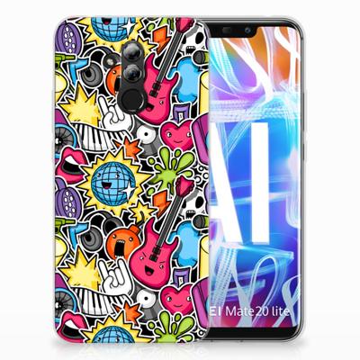 Huawei Mate 20 Lite | Sillicone Back Cover | Punk Rock Huawei Mate 20 Lite | Sillicone Back Cover | Punk Rock