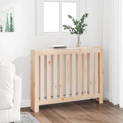 Radiatorombouw 108,5x19x84 cm massief grenenhout