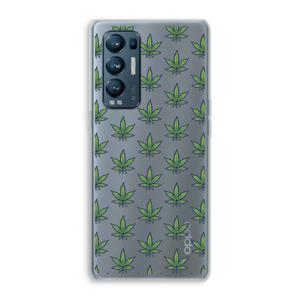 Weed: Oppo Find X3 Neo Transparant Hoesje