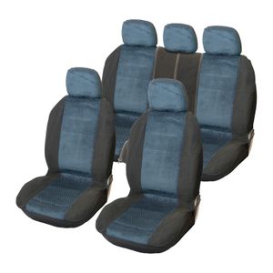 Stoelhoesset 9-Delig 'Denver' blauw 0310312